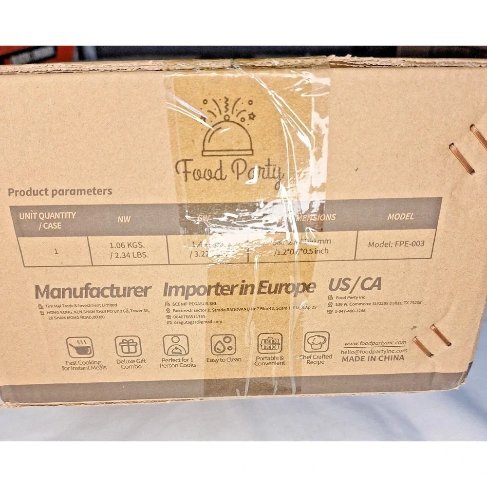 Portable Electric Hot Pot Food Party FPE-003 Portable Cooker Ramen Dorm Single